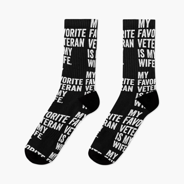 Item preview, My Favorite Veteran Is My Wife Funny Military Husband | Proud Military Spouse Gift | Patriotic Veteran Design designed and sold by 76Valeria.