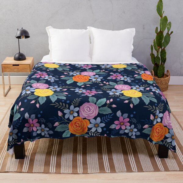 Item preview, Flower blue background sticker designed and sold by DesignPMG.