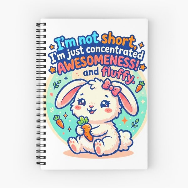 Item preview, Concentrated Awesomeness Bunny Sticker designed and sold by ExploreAura Studio.