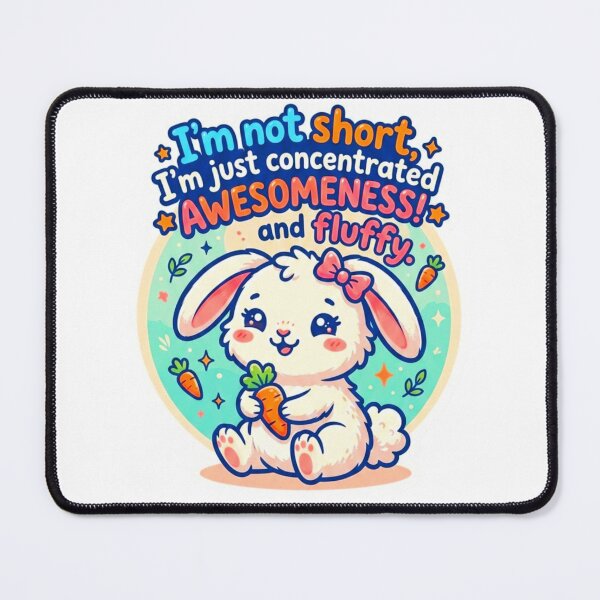 Item preview, Concentrated Awesomeness Bunny Sticker designed and sold by ExploreAura Studio.