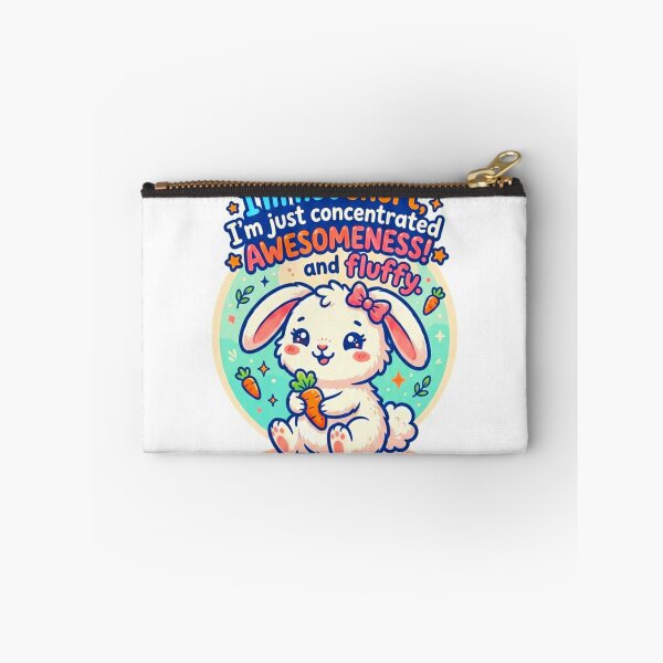 Item preview, Concentrated Awesomeness Bunny Sticker designed and sold by ExploreAura Studio.