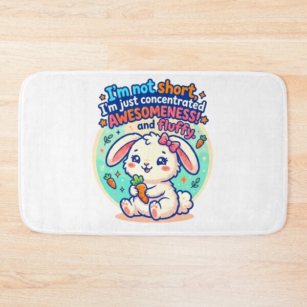 Item preview, Concentrated Awesomeness Bunny Sticker designed and sold by ExploreAura Studio.