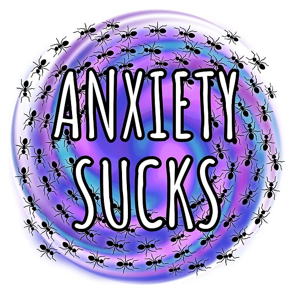 Anxiety Sucks (Ant Death Spiral) by AubrietaRose | Redbubble