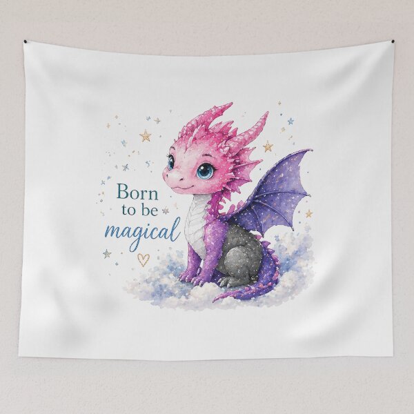 Item preview, Genderfluid Pride Dragon - Born To Be Magical designed and sold by Travelslightly.