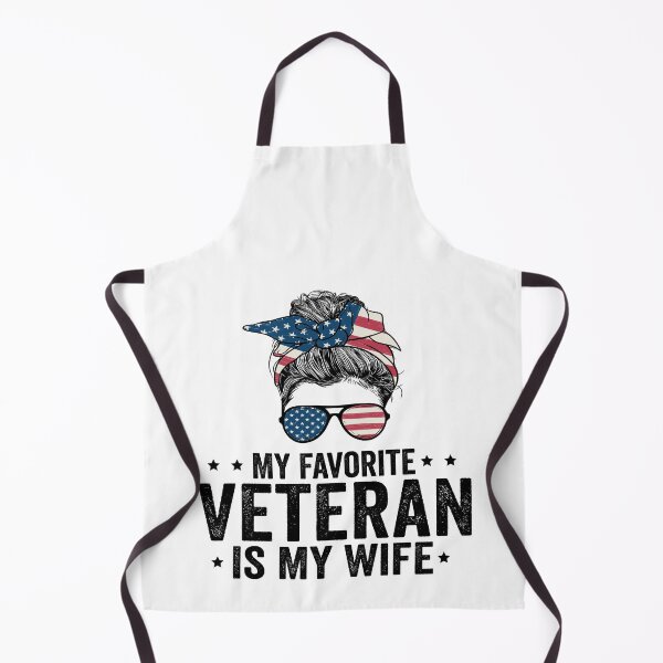 Item preview, My Favorite Veteran Is My Wife Funny Military Husband | Proud Military Spouse Gift | Patriotic Veteran Design designed and sold by 76Valeria.