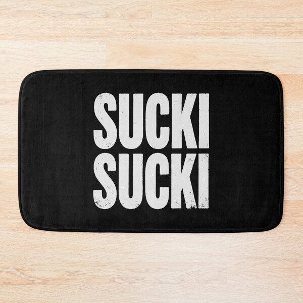 Item preview, SUCKI SUCKI in White Grungy Letters designed and sold by StudioDestruct.