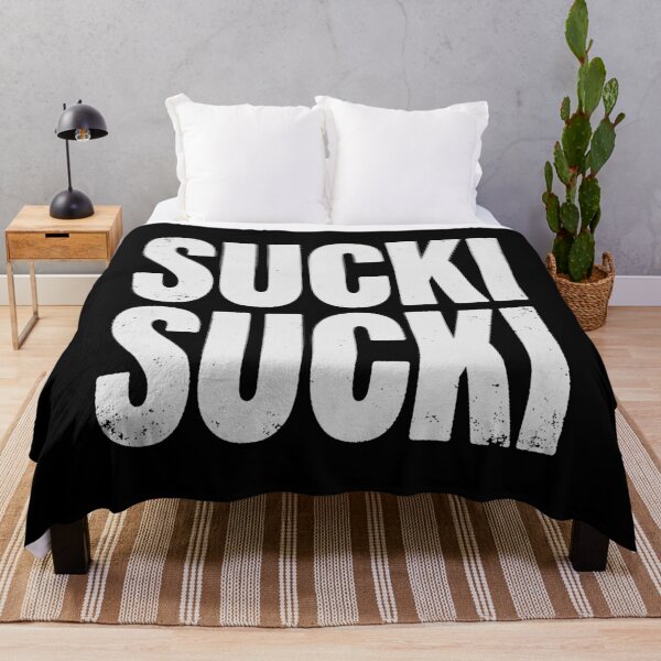 Item preview, SUCKI SUCKI in White Grungy Letters designed and sold by StudioDestruct.