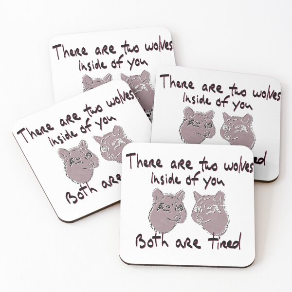Item preview, There are two wolves inside you designed and sold by mousse-tache.