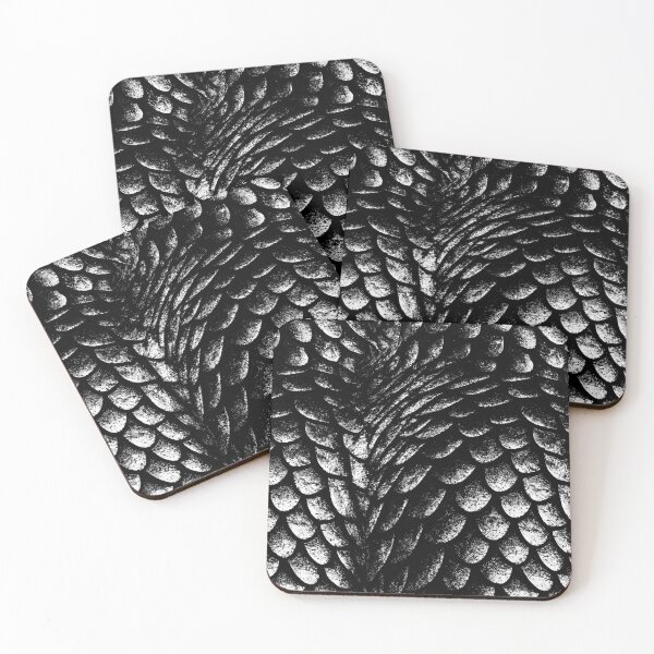 Item preview, Deep Charcoal Dragon Hide Textured Art designed and sold by Piotrek0001.