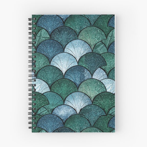 Item preview, Emerald and Teal Mermaid Scale Pattern designed and sold by Piotrek0001.