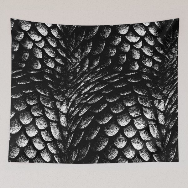 Item preview, Deep Charcoal Dragon Hide Textured Art designed and sold by Piotrek0001.