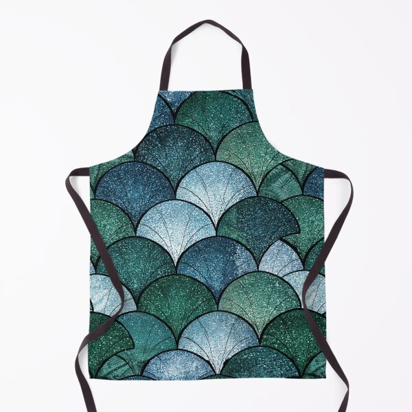 Item preview, Emerald and Teal Mermaid Scale Pattern designed and sold by Piotrek0001.