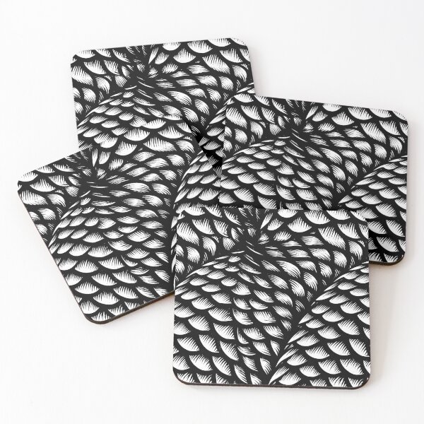 Item preview, Abstract Feathered Sea Wave Line Art designed and sold by Piotrek0001.