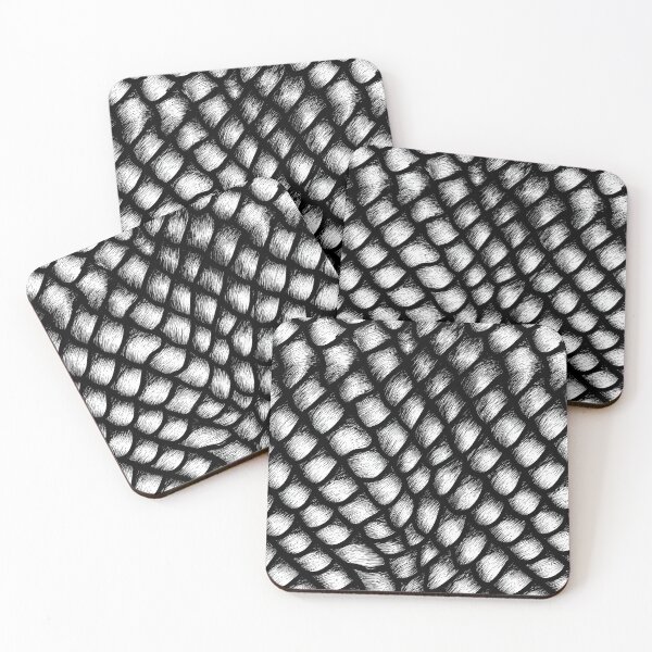 Item preview, Detailed Monochrome Dragon Scale Texture designed and sold by Piotrek0001.