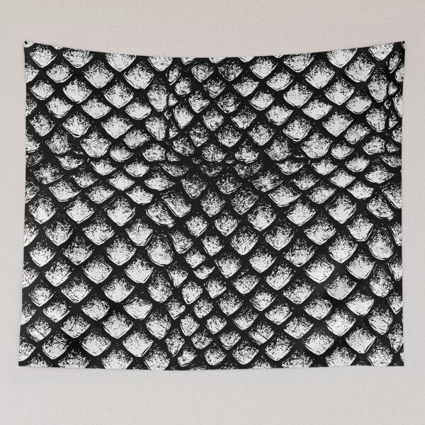 Item preview, White and Black Reptilian Scale Pattern designed and sold by Piotrek0001.
