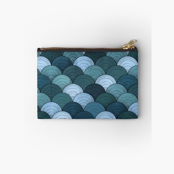 Item preview, Oceanic Teal Scalloped Mermaid Scales designed and sold by Piotrek0001.