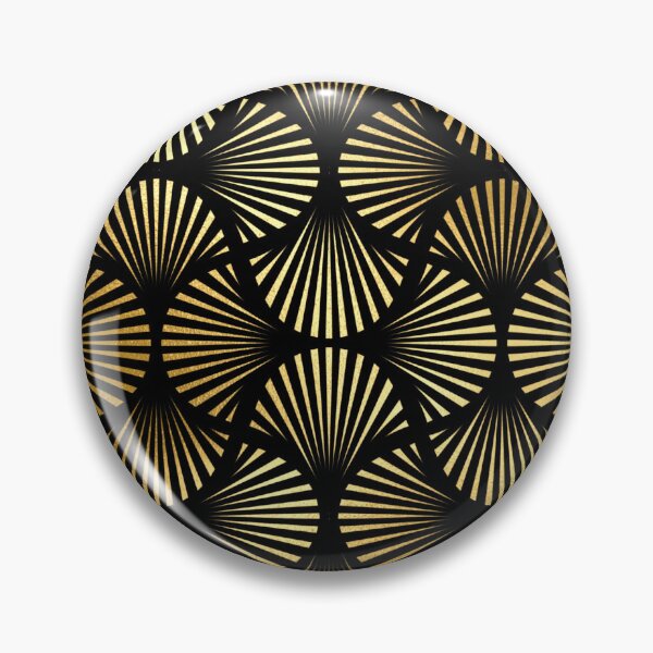 Item preview, Art Deco (Faux) Gold And Black Spectacular Pattern designed and sold by DEC02.