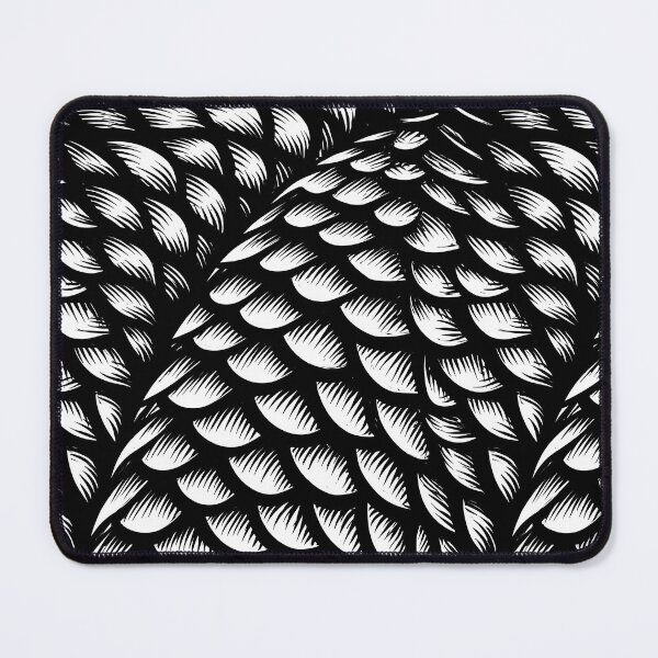 Item preview, Abstract Feathered Sea Wave Line Art designed and sold by Piotrek0001.
