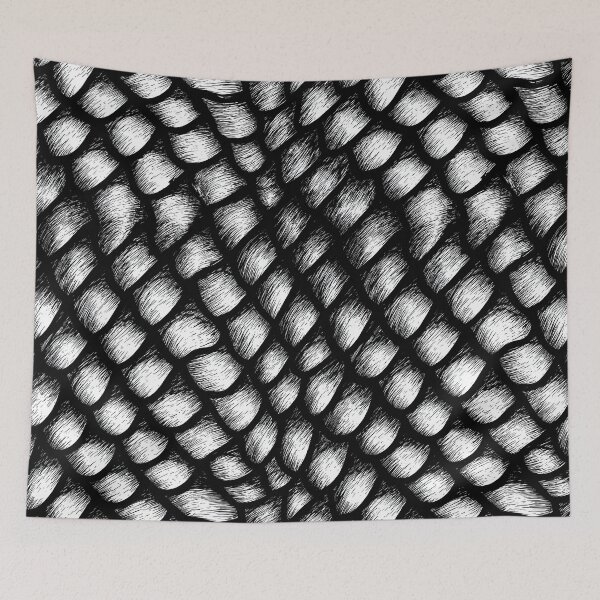 Item preview, Detailed Monochrome Dragon Scale Texture designed and sold by Piotrek0001.