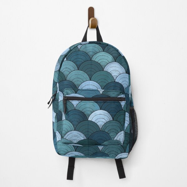 Item preview, Oceanic Teal Scalloped Mermaid Scales designed and sold by Piotrek0001.