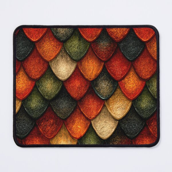 Item preview, Fiery Red and Orange Dragon Scales designed and sold by Piotrek0001.