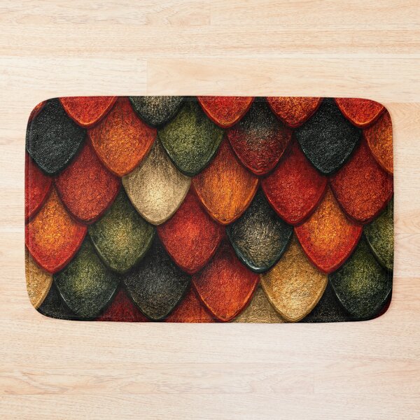 Item preview, Fiery Red and Orange Dragon Scales designed and sold by Piotrek0001.