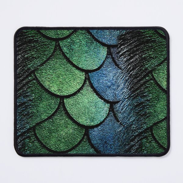 Item preview, Deep Forest Green Textured Fish Scales designed and sold by Piotrek0001.