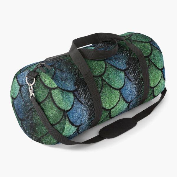 Item preview, Deep Forest Green Textured Fish Scales designed and sold by Piotrek0001.