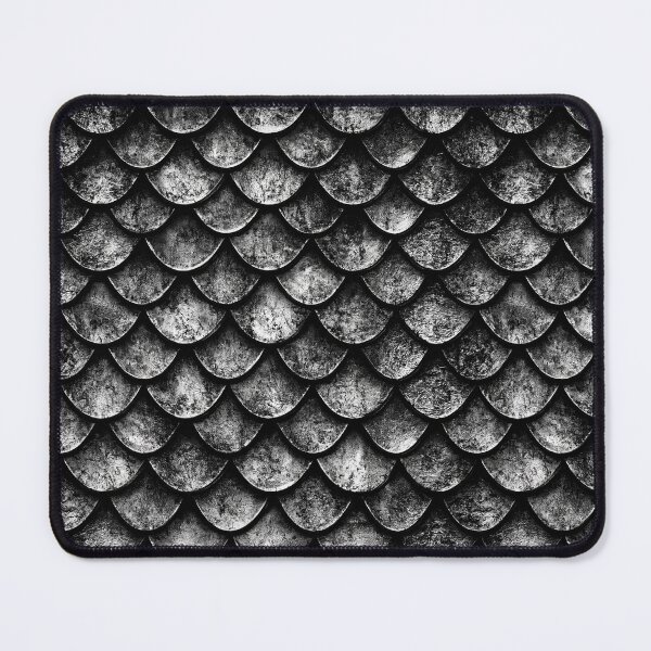 Item preview, Classic Grey Overlapping Scale Design designed and sold by Piotrek0001.