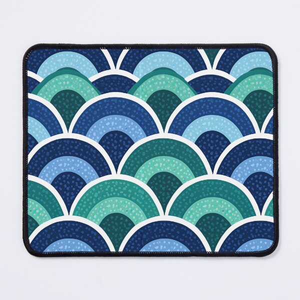 Item preview, Multitone Blue Coastal Wave Pattern designed and sold by Piotrek0001.