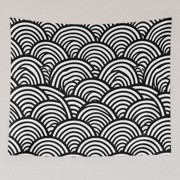 Item preview, Traditional Zen Wave Concentric Art designed and sold by Piotrek0001.