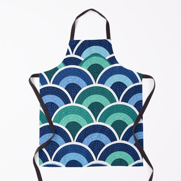 Item preview, Multitone Blue Coastal Wave Pattern designed and sold by Piotrek0001.