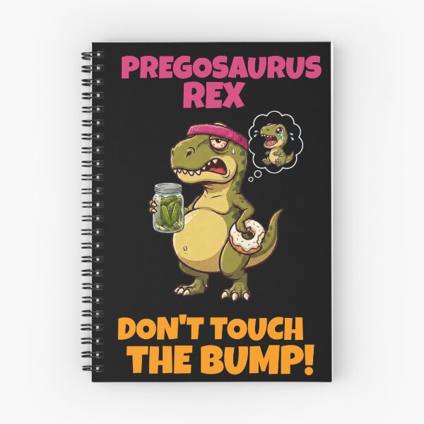 Item preview, Funny Pregosaurus Rex Pregnancy Announcement Pickle Cravings  designed and sold by LeSoniPapaPrint.