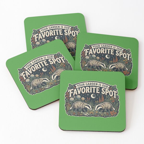 Item preview, Your garden is our favorite spot - Badgers designed and sold by ParadoxParadox.