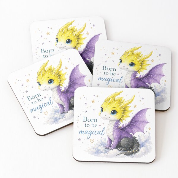 Item preview, Nonbinary Pride Dragon - Born To Be Magical designed and sold by Travelslightly.