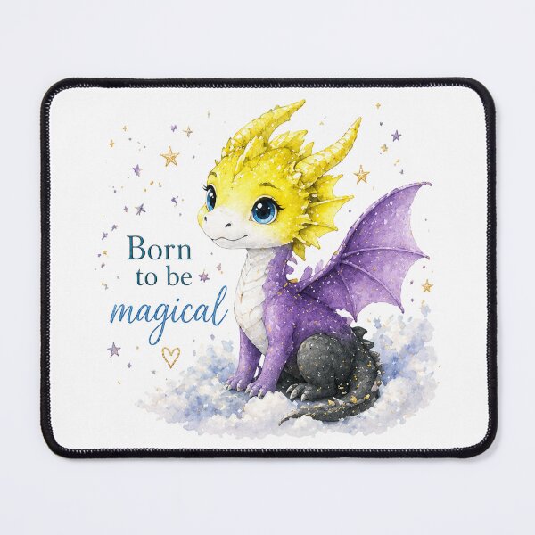 Item preview, Nonbinary Pride Dragon - Born To Be Magical designed and sold by Travelslightly.
