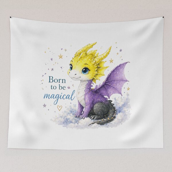 Item preview, Nonbinary Pride Dragon - Born To Be Magical designed and sold by Travelslightly.