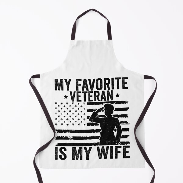 Item preview, My Favorite Veteran Is My Wife Funny Military Husband | Proud Military Spouse Gift | Patriotic Veteran Design designed and sold by 76Valeria.
