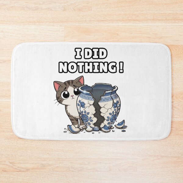 Item preview, Funny cat says I did nothing  designed and sold by BellabdO.