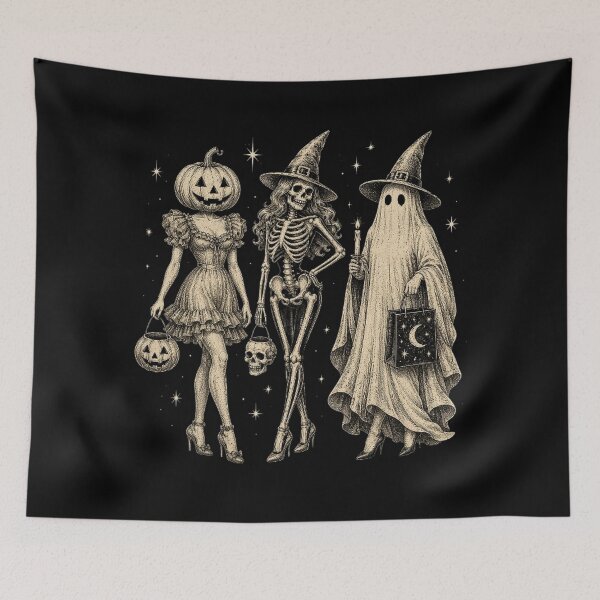 Item preview, Halloween, Spooky Girl Squad designed and sold by DesignDenDo ⭐⭐⭐⭐⭐.