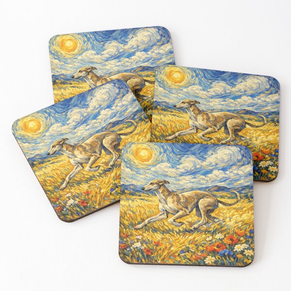 Item preview, Greyhound Van Gogh Dog designed and sold by Petsthetic.