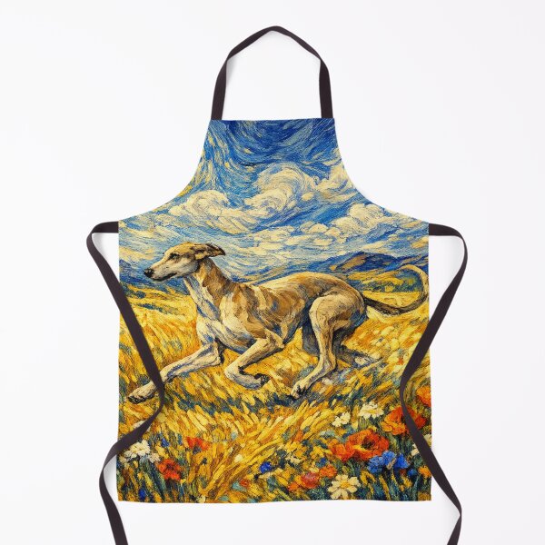 Item preview, Greyhound Van Gogh Dog designed and sold by Petsthetic.