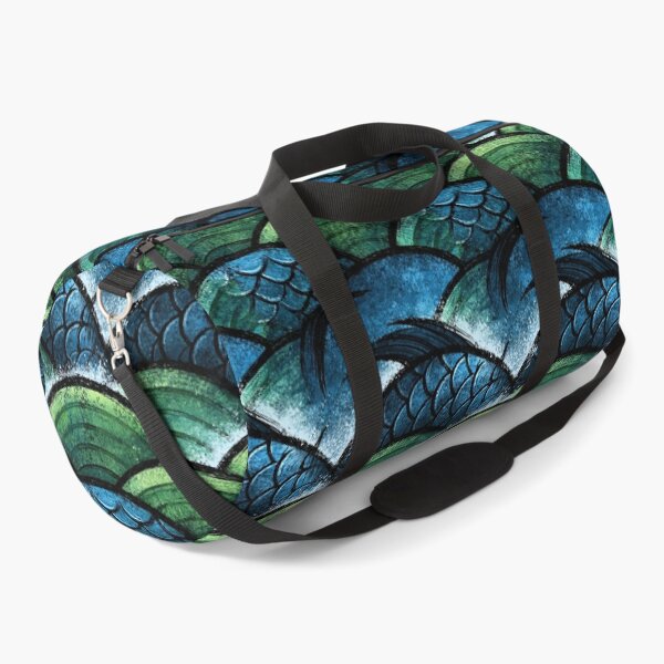 Item preview, Watercolor Green and Blue Sea Waves designed and sold by Piotrek0001.