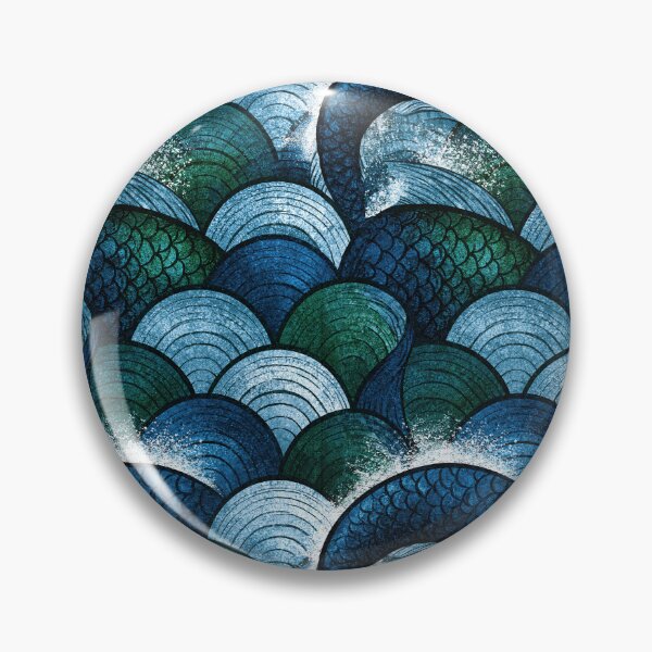 Item preview, Deep Blue Scalloped Mermaid Aesthetic designed and sold by Piotrek0001.