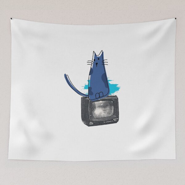 Item preview, Russian Blue Cat Lover – Funny Vintage Gift for Cat Owners designed and sold by MarcelooArt.