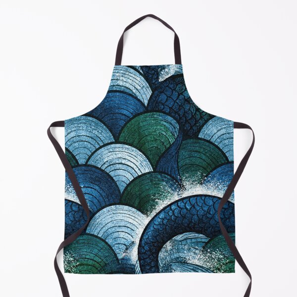 Item preview, Deep Blue Scalloped Mermaid Aesthetic designed and sold by Piotrek0001.