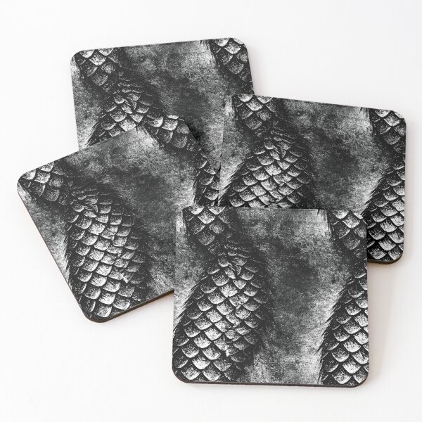 Item preview, Charcoal Grey Rugged Dragon Scales designed and sold by Piotrek0001.
