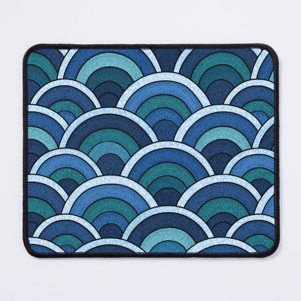Item preview, Royal Blue Concentric Wave Abstract designed and sold by Piotrek0001.