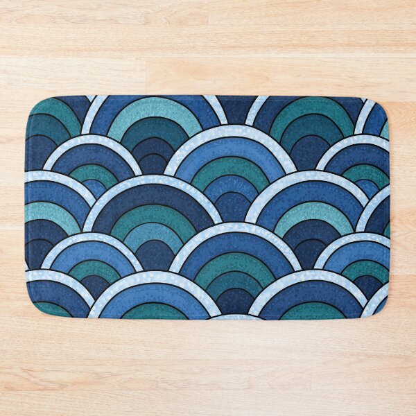 Item preview, Royal Blue Concentric Wave Abstract designed and sold by Piotrek0001.
