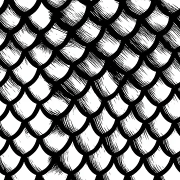 Artwork thumbnail, Large White Python Snake Scale Pattern by Piotrek0001